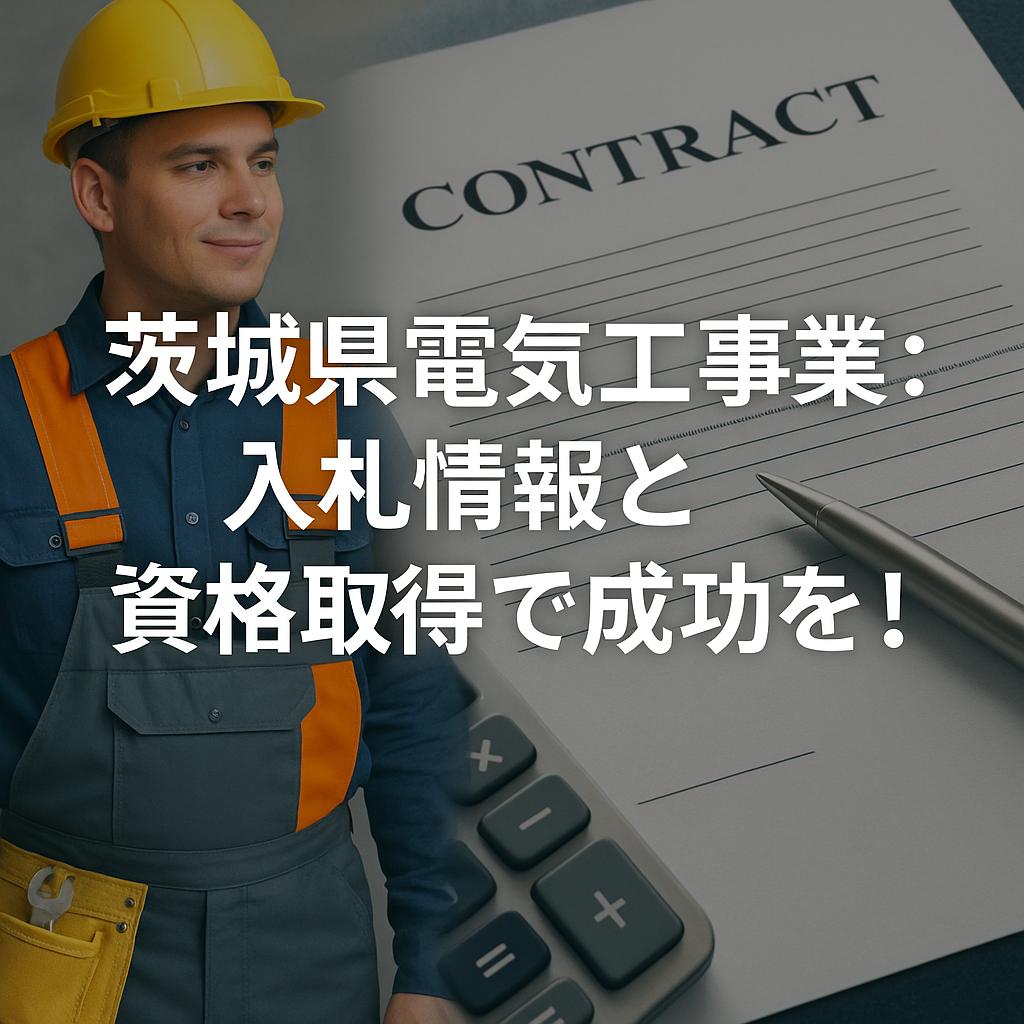 茨城県電気工事業：入札情報と資格取得で成功を！